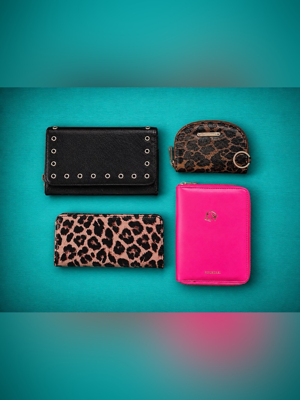 Wallet Coin Purse Organizer Bundle - Set of 4 Wallets - New!
